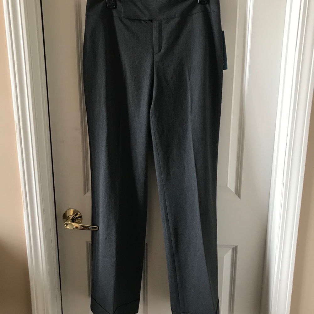 Nine West Cyndi Grey Cuffed Pants Women